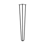Lesena klubska mizica Flora │ Hrast │ Ø65 cm - 3 PIN