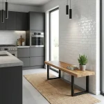 Lesena klop Pia - Hrast -│ 100-250 cm