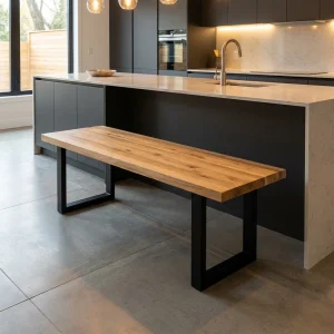 Lesena klop Pia - Hrast -│ 100-250 cm