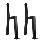Lesena klop z naslonom Vera - Hrast - 100-250 cm