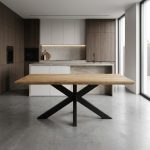Lesena jedilna miza Elena - Hrast - 130 - 250cm