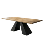 Lesena jedilna miza Lana - Hrast - 150 - 250cm