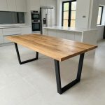 Lesena jedilna miza Mia - Hrast - 100 - 250cm