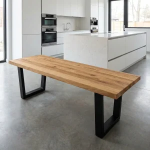 Lesena klop Ema - Hrast - 100-250 cm