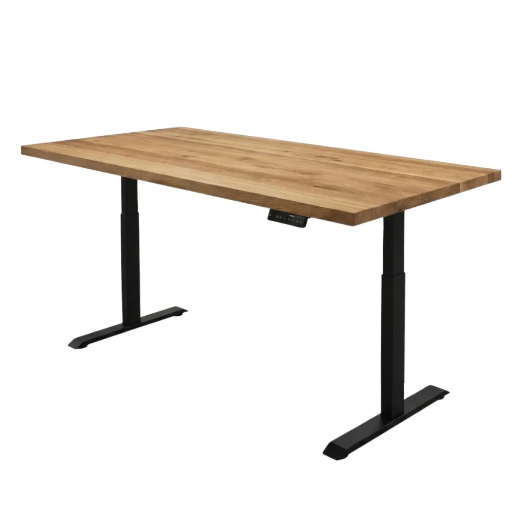 Dvižna pisalna miza Elin - Hrast - 120 - 160 cm