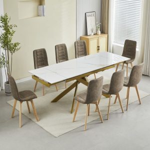 Raztegljiva jedilna miza Goldie - 160-240 x 90cm