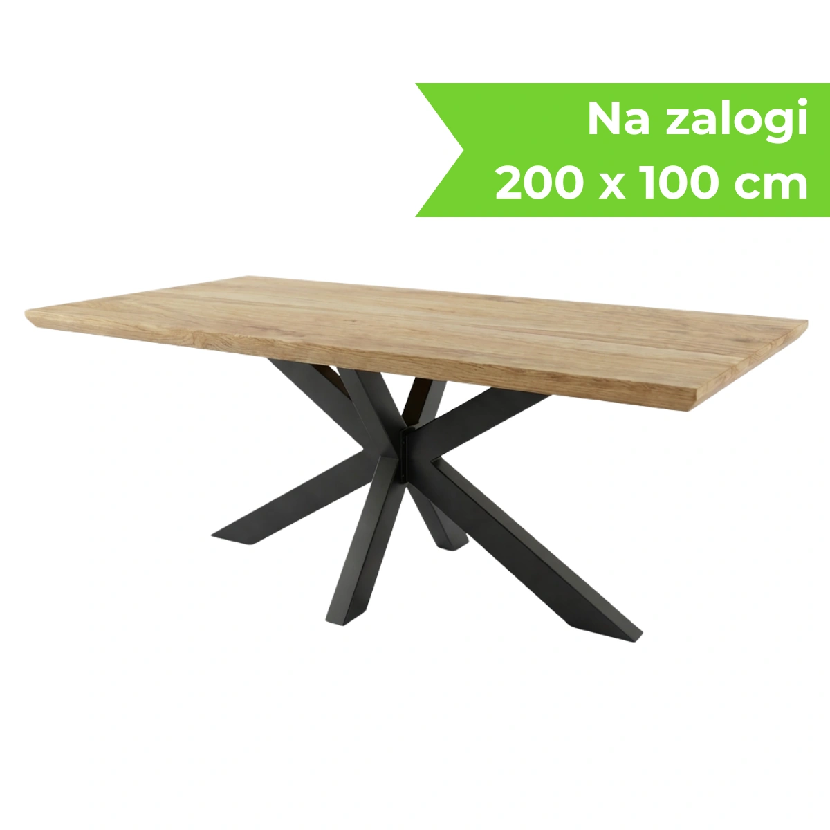 Jedilna miza - Na zalogi - 2 Jedilna miza - Hrast - Na zalogi